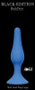 Синяя анальная пробка Slim Anal Plug Large - 12,5 см.